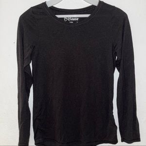 Hanes Pre-Owned Children’s Long-Sleeve Black Shirt (Size L)
